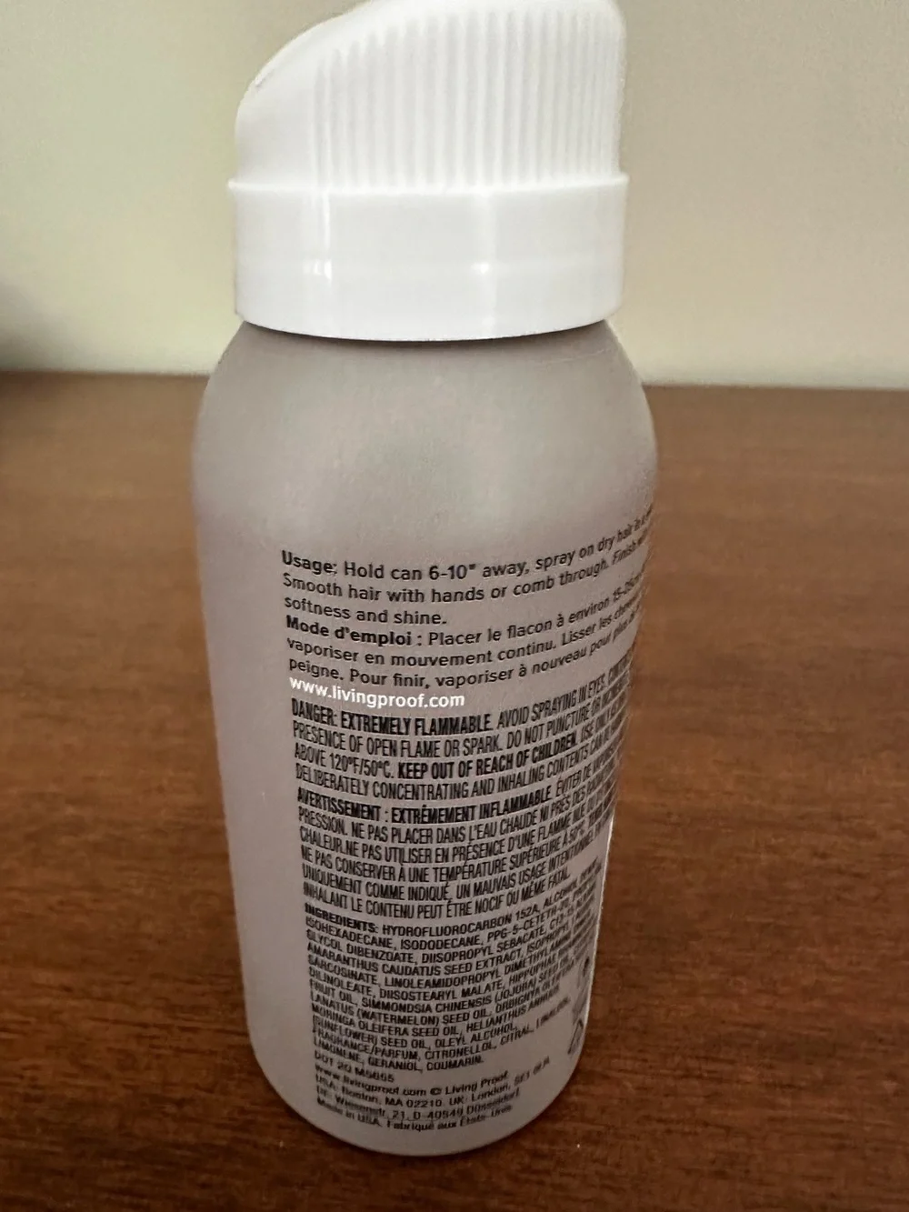 Living Proof No Frizz Instant De-Frizzer Dry Finishing Conditioning Spray 2.8 oz